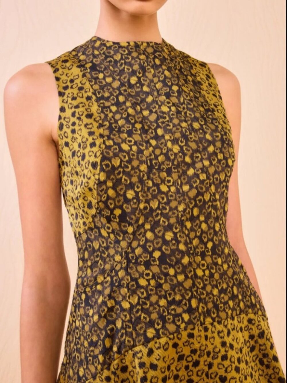 NWOT ULLA JOHNSON Isadora Drop Waist Maxi Dress in Lynx S $1,690 - Picture 6 of 8